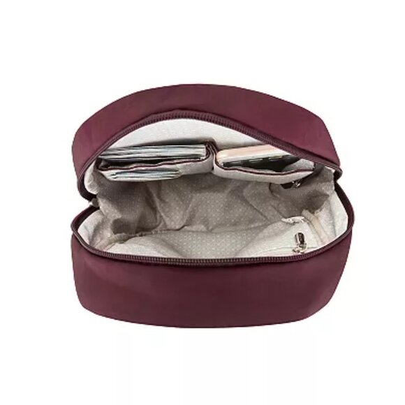 Travelon Peacock Blue Anti-Theft Essentials Backpack/NWT - Picture 7 of 12